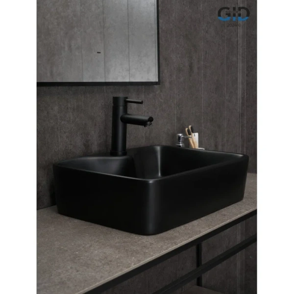 Раковина GID Geometrico Bm9091 48 см черная 53373 (детальная фотография), 50 см