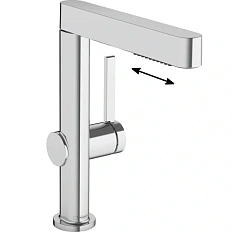 Смеситель для раковины Hansgrohe Finoris 76063 с выдвижным изливом