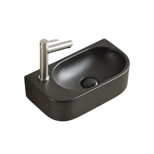 Раковина GID Suspendido Bm9274R 40 см правосторонняя черная 62204R (детальная фотография)