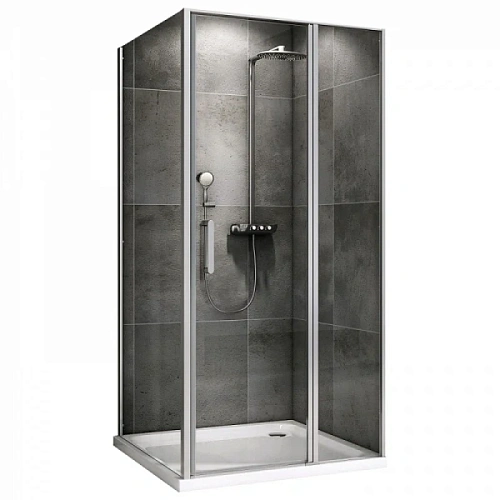 Душевой уголок Abber Sonnenstrand 120х80 см профиль хром - фото 1