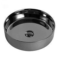 Раковина Abber Bequem 40 см серебро