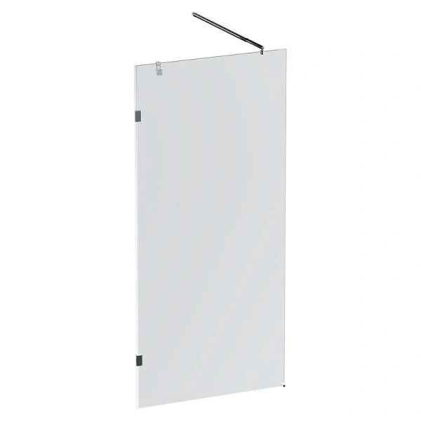 Душевая перегородка Am.Pm X-Joy 90 см профиль матовый хром W94UWI-90-F1-MTE (детальная фотография)