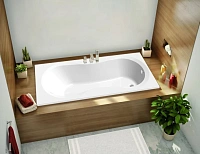 Акриловая ванна C-Bath Salus CBQ006002 130 х 70 см, белая