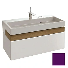 Тумба под раковину подвесная Jacob Delafon Terrace 100 см сливовый лак