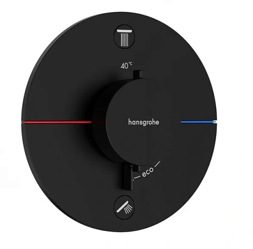 Смеситель для душа Hansgrohe ShowerSelect черный матовый - фото 3