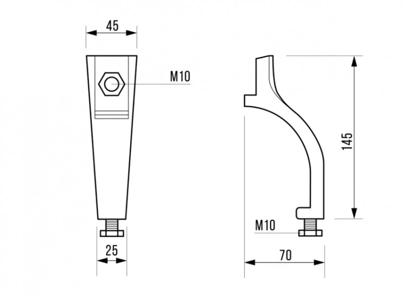 Ванна чугунная Goldman Donni DN14075, 140 х 75 см, белая (детальная фотография), приставные, встраиваемые