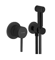 Гигиенический душ с смесителем Kludi Bozz черный