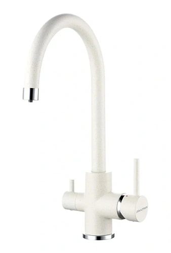 Смеситель для кухни Paulmark Essen под фильтр, белый - фото 4