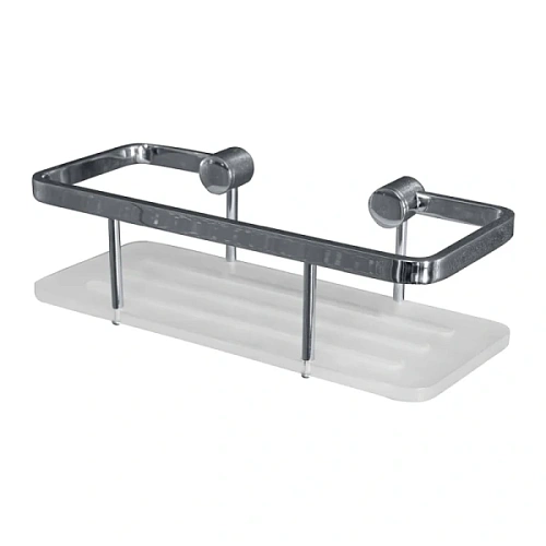 Полочка для ванной Bemeta Cytro белая - фото 1