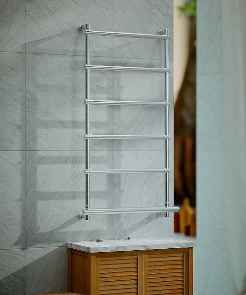 Полотенцесушитель электрический Margaroli Sole 542-6 Box, 6 секций (детальная фотография), современные, hi-tech