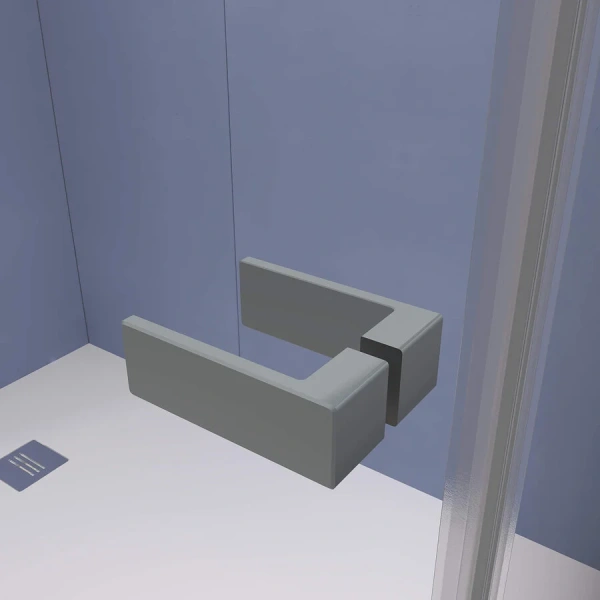 Душевой уголок RGW Stilvoll SV-040Gr 100x80 см профиль серый, стекло прозрачное 353204008-110 (детальная фотография), 100х80