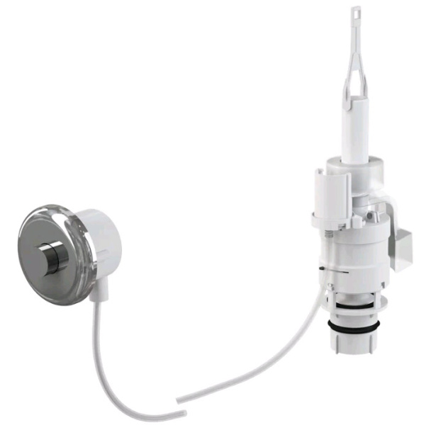 Клавиша смыва Alcaplast пневматический смыв хром глянцевый MPO11 (детальная фотография)