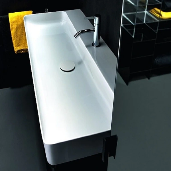 Раковина Laufen Val 120 см белая 8.1028.9.000.104.1 (детальная фотография), белые