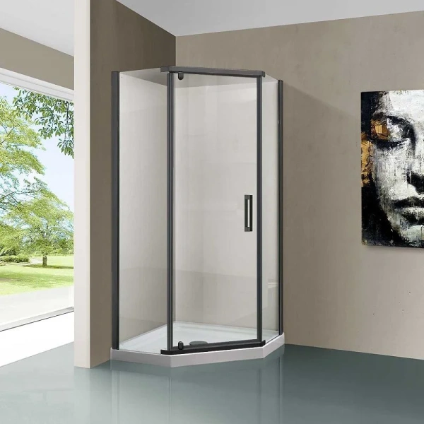 Душевой уголок Vincea Stresa VSP-1S100CL 100x100 см многоугольный (детальная фотография)