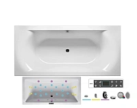 Ванна гидромассажная Riho Linares 190 x 90 см, BLISS2