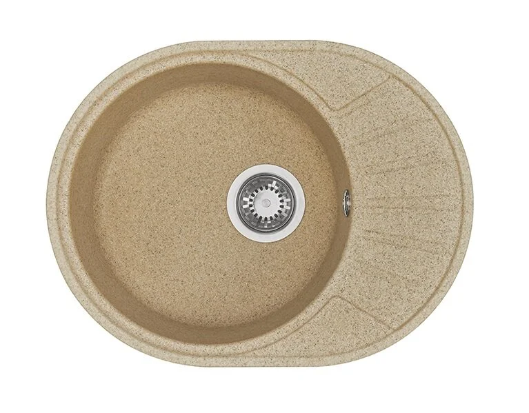 Мойка для кухни Акватон Чезана 57 см песочная 1A711232CS220 (детальная фотография)