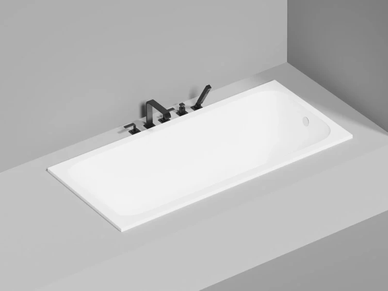 Ванна из искусственного камня Salini Orlanda 170x80 см белый матовый 102016M (детальная фотография), нет в наличии