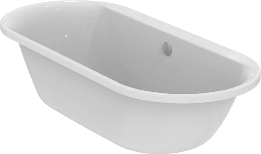 Ванна акриловая Ideal Standard Connect Air E1068 180х80 см встраиваемая (детальная фотография)