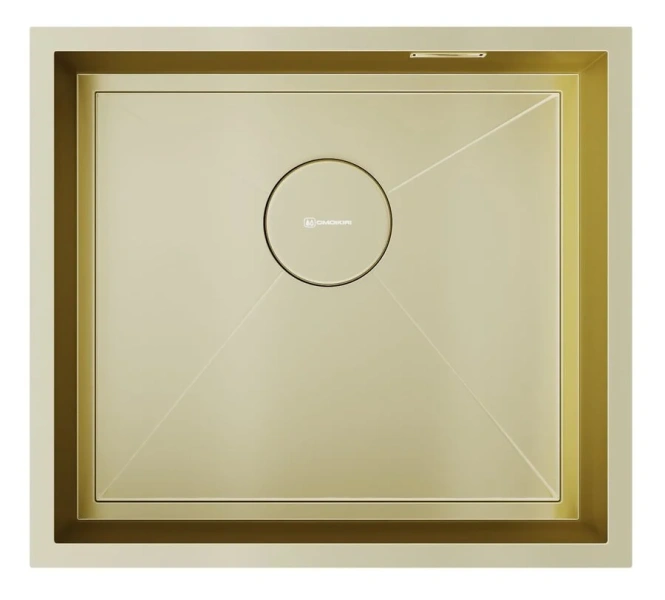 Мойка для кухни Omoikiri Kasen 49-16-INT-LG 49 см светлое золото 4997054 (детальная фотография)