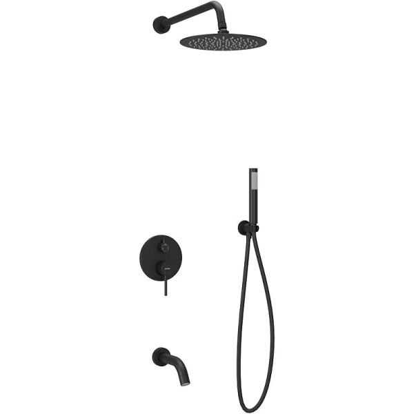 Душевой комплект Sancos Select черный матовый SC3004MB (детальная фотография)