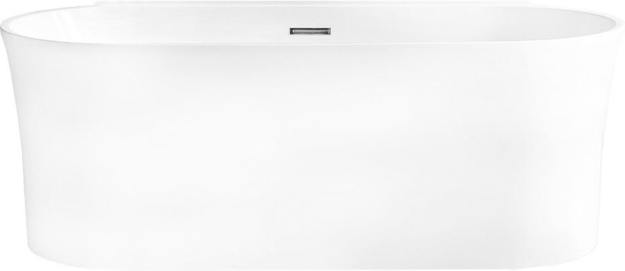 Ванна акриловая BelBagno 170х80 см пристенная белая BB409-1700-800 (детальная фотография)