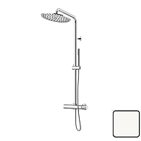 Душевая стойка Gattoni Circle Two белая