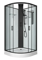 Душевая кабина Grossman Elegans 90x90 см черный профиль