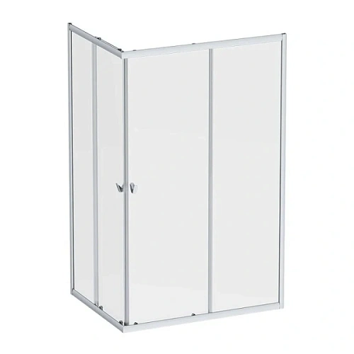 Душевой уголок Am.Pm Sunny 120x90 см хром матовый - фото 1