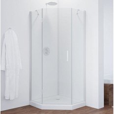 Душевой уголок стекло прозрачное Vegas-glass AFA-Pen 90 01 L