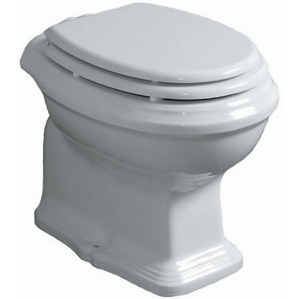 Унитаз напольный Simas Arcade вертикальный слив, черный AR 801 NE (детальная фотография)