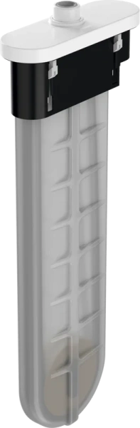 Внешняя часть с овальной розеткой Hansgrohe sBox белая матовая 28020700 (детальная фотография)