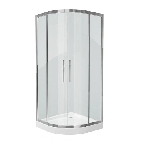 Душевой уголок Grossman Pragma 90х90 см серебро - фото 1