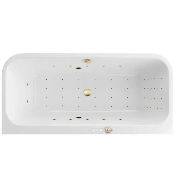 Ванна гидромассажная Excellent Arana Nano 180 x 85 см, белый/золото, WAEX.ARA18.NANO.GL (детальная фотография)