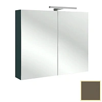 Зеркальный шкаф со светодиодной подсветкой Jacob Delafon Reve 80 см светло-коричневый лак