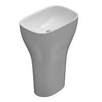 Раковина напольная без отверстий под смеситель, слив в пол, Globo Genesis