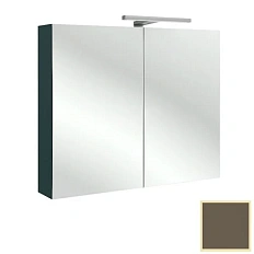 Зеркальный шкаф со светодиодной подсветкой Jacob Delafon Reve 80 см светло-коричневый лак