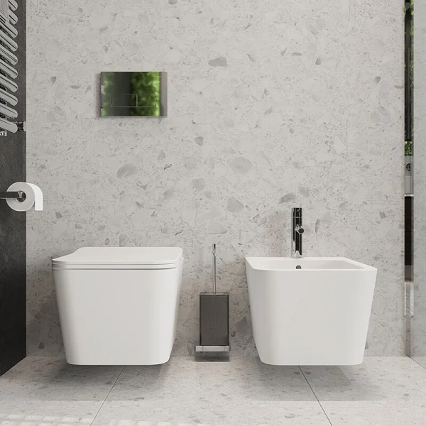 Биде подвесное Aqueduto MACIO белое матовое MAC0320 (детальная фотография), в наличии