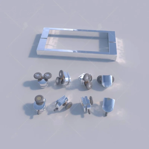 Душевой уголок RGW Classic CL-44 120x80 см прямоугольный, профиль хром 32094482-11 (детальная фотография), хром