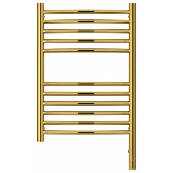 Полотенцесушитель электрический Сунержа Богема 3.0 40х60 см золото 03-5802-6040 (детальная фотография), лесенка, вертикальные