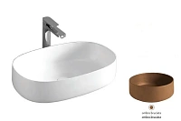 Раковина накладная, ombra bruciata, Artceram Cognac