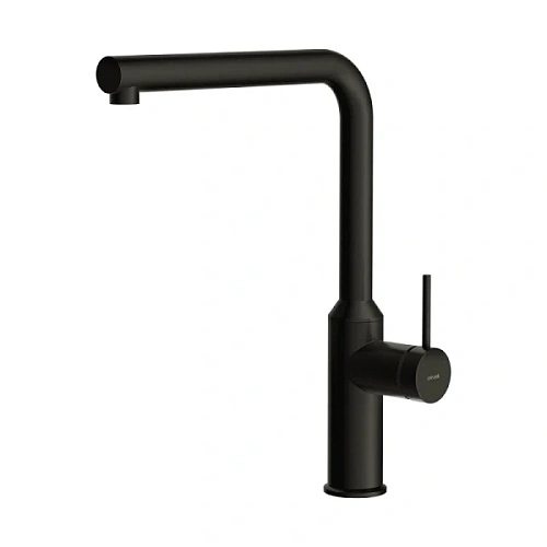 Смеситель для кухни Cersanit Flavis черный матовый - фото 2