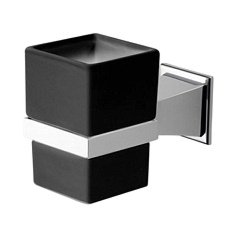 Стакан для ванной, цвет чёрный, Devon&Devon Time TM303