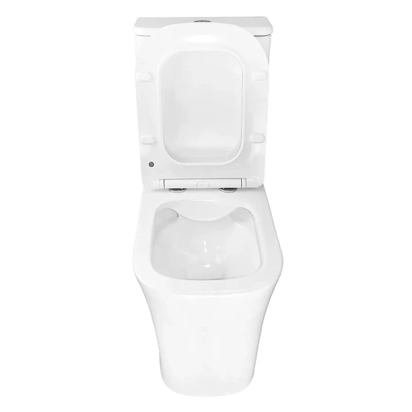 Унитаз компакт Azario Anteo Square белый AZ-1218A (детальная фотография), белые