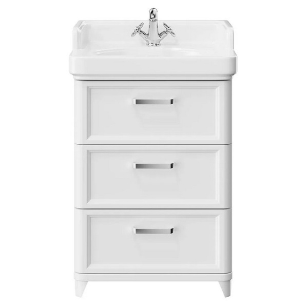 Тумба под раковину напольная Kerama Marazzi Pompei 60 см белая PO.M.60.3\WHT (детальная фотография), в наличии
