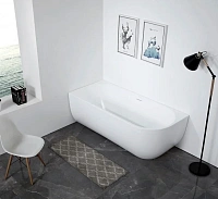 Акриловая ванна Abber 170х75 см правосторонняя