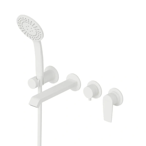 Смеситель для ванны Cezares Nautic белый матовый NAUTIC-VDM3-BIO (детальная фотография)