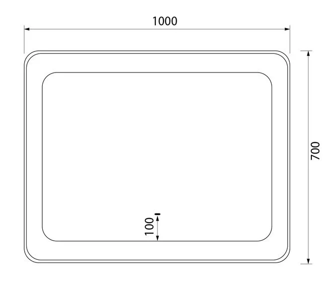 Зеркало с подсветкой IDDIS Esper 80 см прямоугольное ESP8000i98 (детальная фотография), нет в наличии