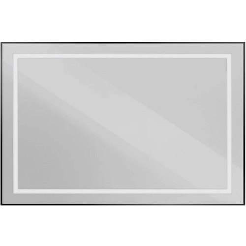 Зеркало с подсветкой BelBagno Kraft 120 см черное - фото 2