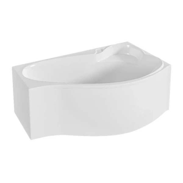 Ванна акриловая 1MarKa Gracia 01гр1590лкп/01гр1590пкп, 150 x 90 см, левая/правая, цвет белый (детальная фотография), 150 см