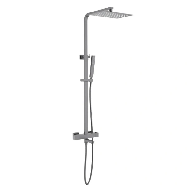 Душевая стойка Timo Tetra-Thermo черное золото SX-0169/18 (детальная фотография)